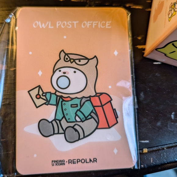 🌟Buy 2 get 1 FREE 💥 Repolar Finding Unicorn collectible - 'Owl Post Office' - Picture 7 of 7